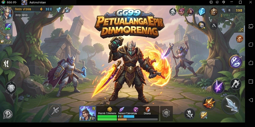 Gameplay seru GG99 dalam dunia MMORPG yang menakjubkan.