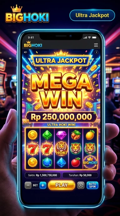 Tampilan antarmuka bighoki yang user-friendly untuk pengalaman maksimal.